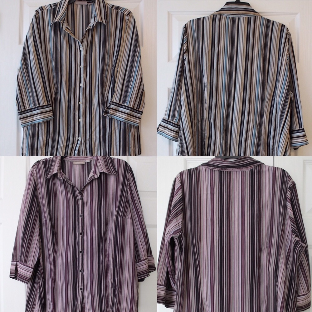 Croft & Barrow | pinstripe button down bundle - Picture 1 of 10
